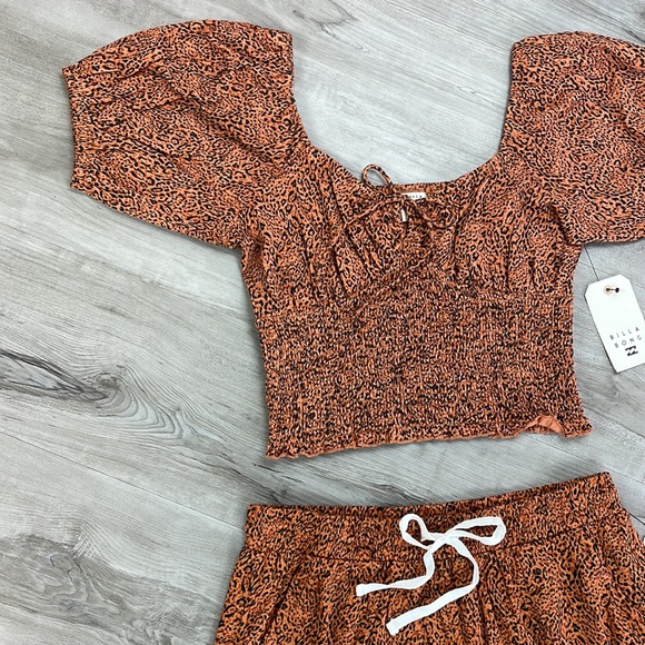 🔆BILLABONG🔆 SWEET SUNSET ROAD TRIPPIN PRINT TOP AND SHORTS SET - Picture 12 of 17